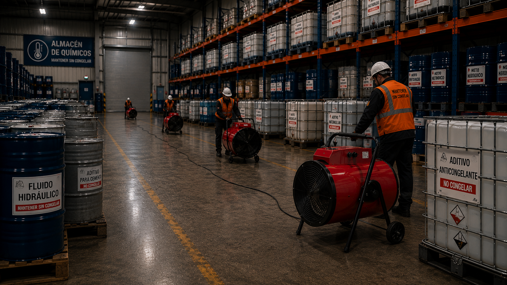 Equipo calefactor industrial